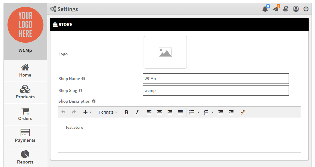 Basic Store Settings