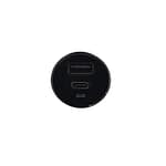 27W Dual Car Charger and Qualcomm Quick charge 3.0 USB 3