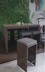 bar and stools