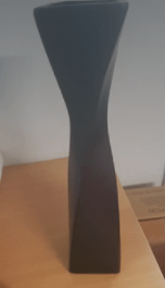 black vase