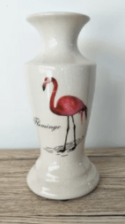 flamingo ceramic vase 4