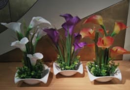 Artifical Calla Lily Arrangement Version 2