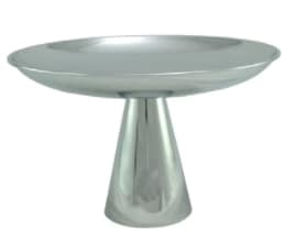 chrome cake platter