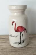 flamingo ceramic vase 3