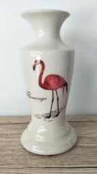 flamingo ceramic vase 4